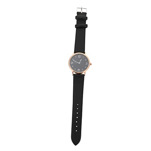 Healvian Damen Armbanduhr Lederuhr Zierliche Mode Uhr Für Frauen Casual Uhr Digital Design Uhrzeit Ablesung Handgelenk Einstellbar von Healvian