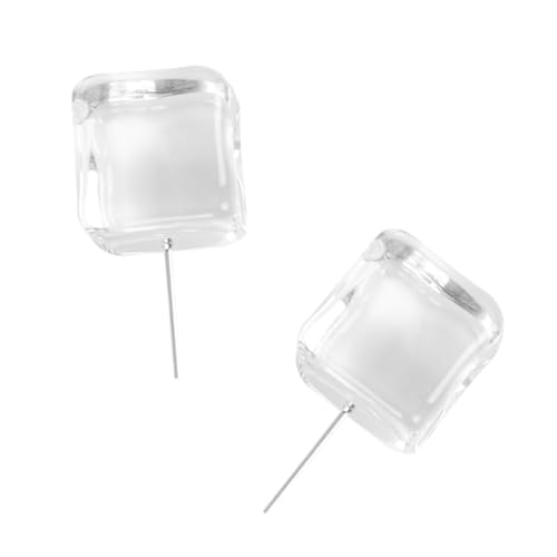 Healvian 1 Stück Eiswürfel Ohrstecker Kreative Quadratische Ohrringe Design für Freunde Familie Ästhetisch Ansprechend Langlebig Healvian 1 Stück Eiswürfel Ohrstecker Kreative Quadratische Ohrringe Design für Freunde Familie Ästhetisch Ansprechend Langlebig von Healvian