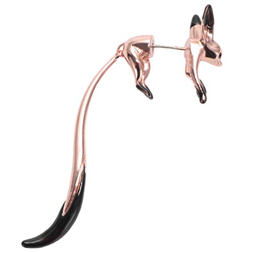 Healvian 1 Stück Fuchs Ohrringe Ohr baumeln Ohrhänger eleganter Ohrstecker Rosa Healvian 1 Stück Fuchs Ohrringe Ohr baumeln Ohrhänger eleganter Ohrstecker Rosa von Healvian