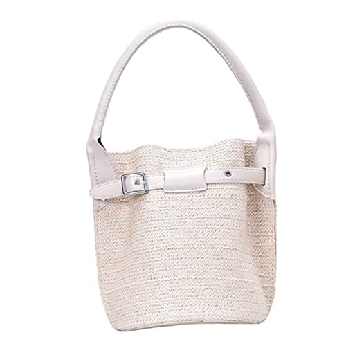 Healvian 1 Stück Geflochtene Umhängetasche Straw Eimerform Handtasche für Damen Shopping Bag für Urlaub Reisen Täglichen Gebrauch Healvian 1 Stück Geflochtene Umhängetasche Straw Eimerform Handtasche für Damen Shopping Bag für Urlaub Reisen Täglichen Gebrauch von Healvian