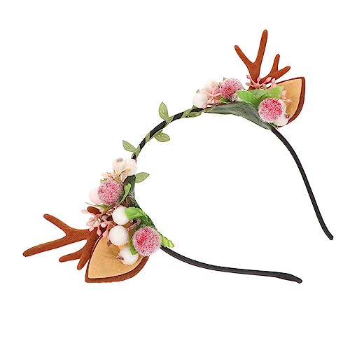 Healvian 1 Stück Geweih Stirnband Gesicht Mütze Henne Kostüm lustig Bogen haarschmuck weihnachts haarreif weihnachtsdeko Weihnachtshaarreifen Haarband Weihnachten Stoff Healvian 1 Stück Geweih Stirnband Gesicht Mütze Henne Kostüm lustig Bogen haarschmuck weihnachts haarreif weihnachtsdeko Weihnachtshaarreifen Haarband Weihnachten Stoff von Healvian