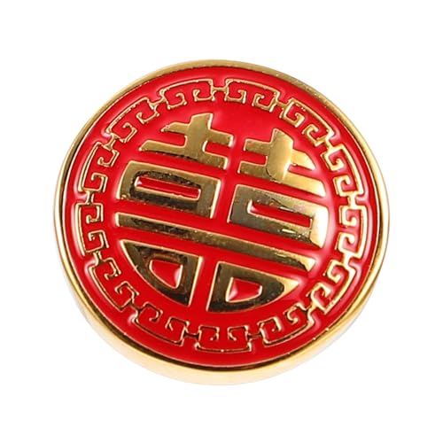 Healvian 1 Stück Goldene Brustnadel im Chinesischen Brosche für Trauzeugen Luxuriöse Accessoires für Besondere Anlässe Healvian 1 Stück Goldene Brustnadel im Chinesischen Brosche für Trauzeugen Luxuriöse Accessoires für Besondere Anlässe von Healvian