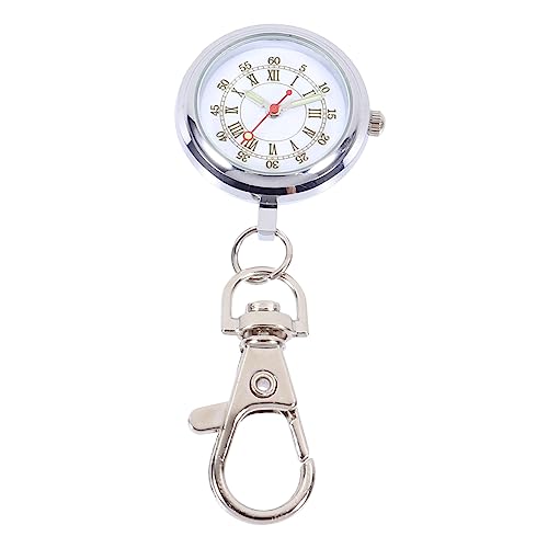 Healvian 1 Stück Große Taschenuhr Schlüsselanhänger für Medizinisches Personal Praktische Fob Uhr mit Großem Ziffernblatt für Krankenschwestern und Pflegekräfte Vielseitig Einsetzbar als von Healvian
