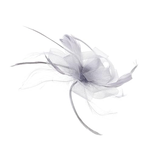 Healvian 1 Stück Haarclip für Damen Graues Haaraccessoire Leicht für Hochzeiten Partys Besondere Anlässe Einfach zu Kombinieren mit Jedem Outfit von Healvian
