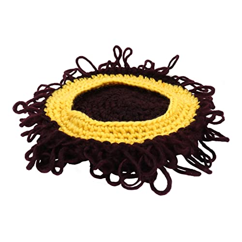 Healvian Junge Mädchen Perückenmütze Aus Wollgarn Handgemacht Für Halloween Und Cosplay-kostüme Alltagsmütze Geeignet Einheitsgrößig Für Jungen Und Mädchen von Healvian