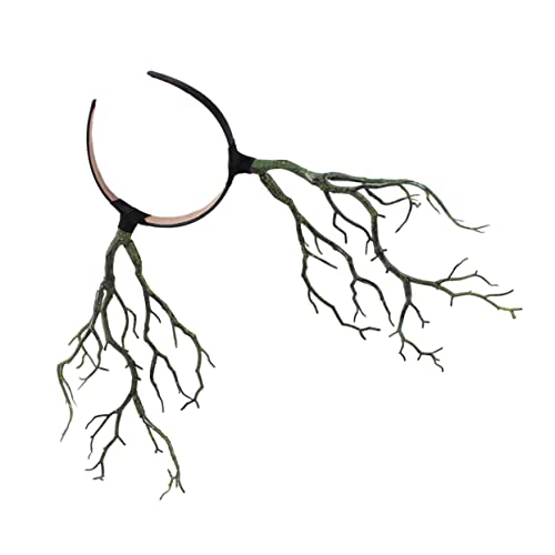 Healvian Kreativ Und Auffällig Hier Ist Der Neue Haarreif in Hexenhornform Leichter Halloween Kopfschmuck Für Partys Fotografie Festliche Anlässe Grün von Healvian