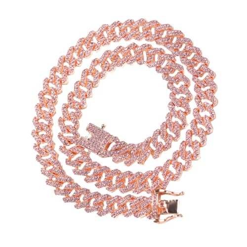Healvian 1 Stück Hip Hop Halskette Männer Clavicle Zubehör mit Funkelnden Trendige Alloy Kette für Partys Besondere Anlässe Healvian 1 Stück Hip Hop Halskette Männer Clavicle Zubehör mit Funkelnden Trendige Alloy Kette für Partys Besondere Anlässe von Healvian