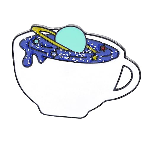 Healvian 1 Stück Kaffeetassen-Brosche broschen für kleidung Brustnadel Brosche Kleidung Brosche Staschpunkt Weiß Healvian 1 Stück Kaffeetassen-Brosche broschen für kleidung Brustnadel Brosche Kleidung Brosche Staschpunkt Weiß von Healvian