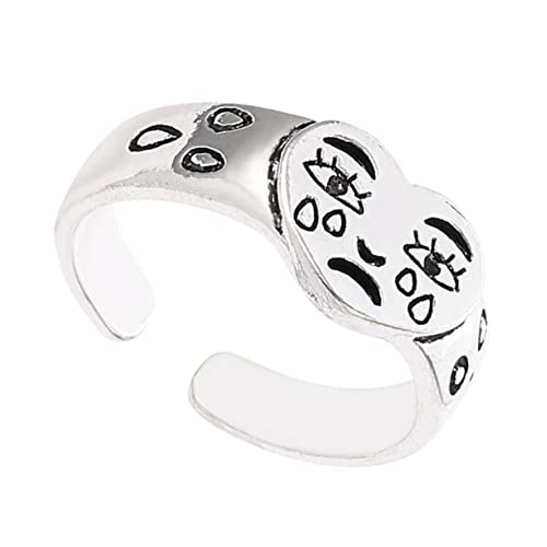 Healvian 1 Stück Liebes Ring Mit Weinendem Gesicht Vintage Dekorativer Fingerring Weiblicher Fingerring Schmuck Knöchelring Vintage Fingerring Knöcheldekoration Retro Stil Healvian 1 Stück Liebes Ring Mit Weinendem Gesicht Vintage Dekorativer Fingerring Weiblicher Fingerring Schmuck Knöchelring Vintage Fingerring Knöcheldekoration Retro Stil von Healvian