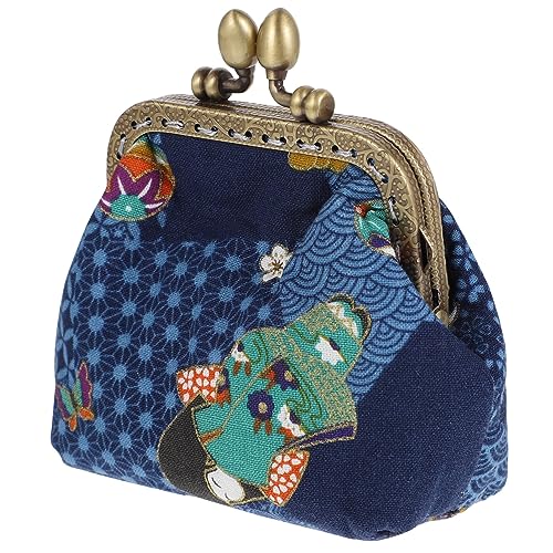 Healvian 1 Stück Mini Geldbörse Damen Handgefertigtes Kleines Portemonnaie für Münztasche Leicht Kompakt für Täglichen Gebrauch von Healvian