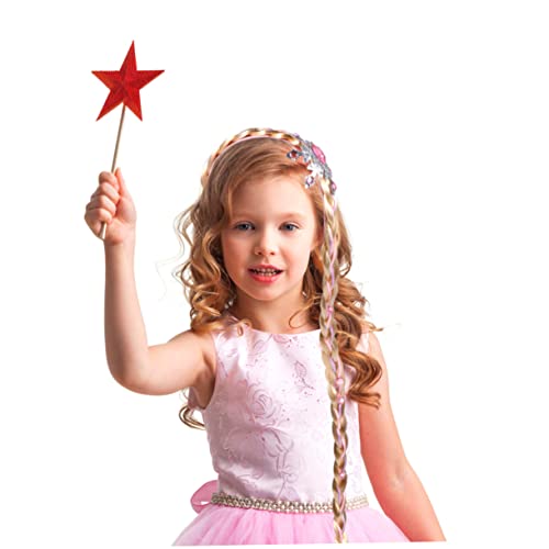 Healvian Geflochtene Perücke Lange Haare Cosplay Für Mädchen Schneeflockenzopf Design Haarreif Accessoire Dress up Perücken Mit Süßem Und Elegantem Stil von Healvian