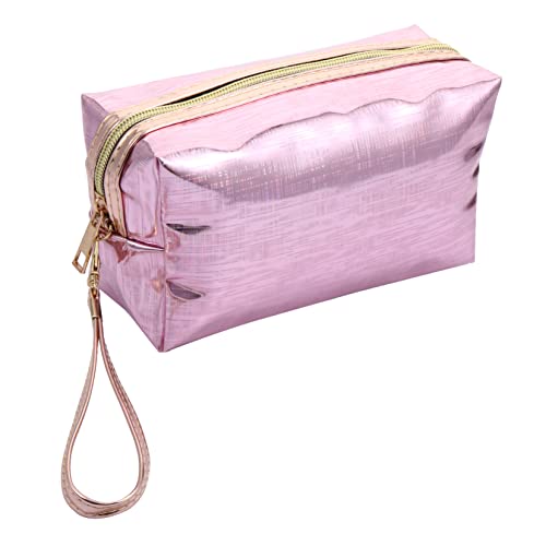 Healvian 1 Stück Reisetasche Kosmetiktasche für Damen Praktische wasserdichte Schminktasche mit Großem Stauraum für Reisen und Geschäftsreisen mit Praktischem Reißverschlussdesign von Healvian