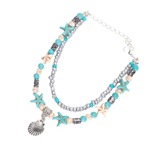 Healvian 1 Stück Schale Perle Fußkettchen Armbandperlen Perlen für Armbänder fußkettchen für damen Kette mit Fußanhänger Mode Fußkettchen Legierung Bunt Healvian 1 Stück Schale Perle Fußkettchen Armbandperlen Perlen für Armbänder fußkettchen für damen Kette mit Fußanhänger Mode Fußkettchen Legierung Bunt von Healvian