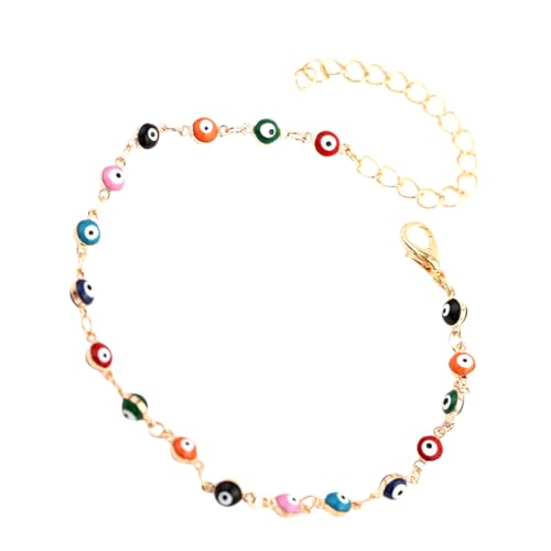 Healvian 1 Stück Strand Fußkettchen Buntes Fußkettchen Kette mit Fußanhänger Knöchelkette Kupfer Colorful Healvian 1 Stück Strand Fußkettchen Buntes Fußkettchen Kette mit Fußanhänger Knöchelkette Kupfer Colorful von Healvian