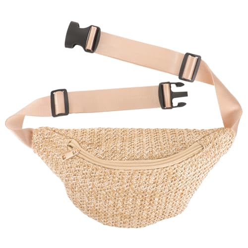 Healvian 1 Stück Strohtasche Gewebt Klein Schlicht Geflochten Für Damen Strand Natürlich Handgewebt Sommer Gürteltasche Freizeitform Webgras Sommer Hüfttasche Polyester Braun Healvian 1 Stück Strohtasche Gewebt Klein Schlicht Geflochten Für Damen Strand Natürlich Handgewebt Sommer Gürteltasche Freizeitform Webgras Sommer Hüfttasche Polyester Braun von Healvian