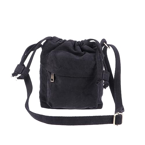 Healvian 1 Stück Stylische Bucket Bag Hochwertigem Canvas für Damen Umhängetasche mit Mittlerer Kapazität Geeignet für Strand Party und Einkauf Elegantes Design Perfektes Accessoire für von Healvian