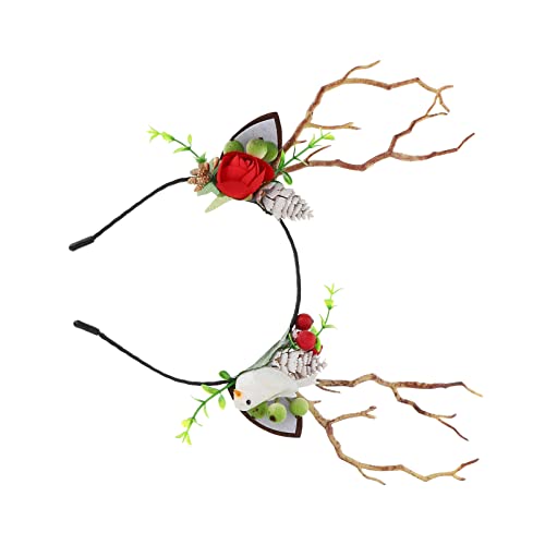 Healvian 1stück Weihnachts- -haarreifen Mit Künstlichen Früchten Und Ästen Für Festlichkeiten Cosplay Und Tägliches Tragen Leicht Langlebig Und Für Und Mädchen von Healvian