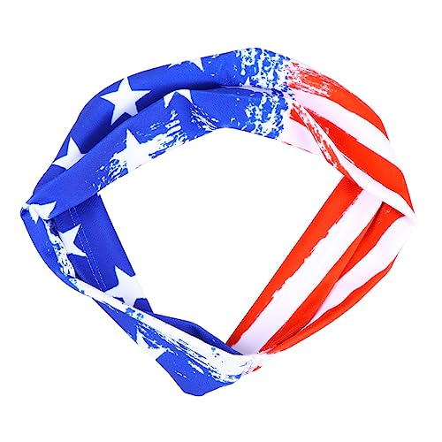 Healvian 1stück Sport Stirnband Für Yoga Lauftraining Und Fitness Schweißabsorbierendes Headgear Mit Sternen Und Streifenmuster Bequem Und Langlebig Für Verschiedene Sportarten von Healvian