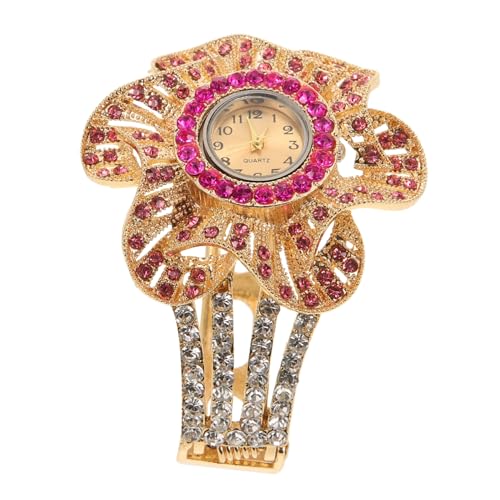 Healvian 1 Stück weibliche Uhr zierlich Quarz betrachten für Armbanduhr stilvolle glänzende Uhr Modewache Handgelenkschmuck mit Strass besetzte Uhr rostfreie Uhr Rostfreier Violett Healvian 1 Stück weibliche Uhr zierlich Quarz betrachten für Armbanduhr stilvolle glänzende Uhr Modewache Handgelenkschmuck mit Strass besetzte Uhr rostfreie Uhr Rostfreier Violett von Healvian