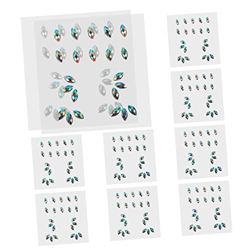 Healvian 10blätter Selbstklebende Gesicht Edelsteine Für Festival Makeup Glitzernde Strass Aufkleber Für Kreative Augen Und Gesichtsdekorationen Einfach Anzuwenden Und Langlebig Healvian 10blätter Selbstklebende Gesicht Edelsteine Für Festival Makeup Glitzernde Strass Aufkleber Für Kreative Augen Und Gesichtsdekorationen Einfach Anzuwenden Und Langlebig von Healvian