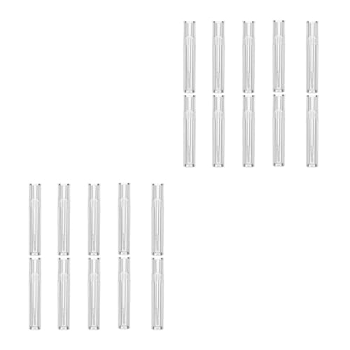 Healvian 10 Sätze Lipgloss leere Tube Zinn flüssiger Lidschatten Kulturbehälter für die Reise pro lippenstift set lipstick set nachfüllbare Aufbewahrungstube Unterverpackungsrohr als Stoff von Healvian