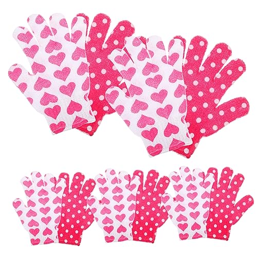 Healvian 10 Stk exfoliating glove exfoliate gloves badzubehör Handschuhe für Kinder Wäscher Badehandschuhe Schrubber Peeling-Handschuh zum Duschen ein Bad nehmen Badetuch Duschtuch Nylon von Healvian