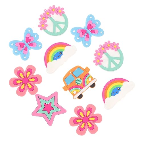 Healvian 10 Stück Broschenschmuck/Dekoration Rucksack Anstecknadel Bezaubernde Brosche Anstecknadel Für Hut Kleidung Anstecknadel Hippie Brosche Für Kleinkinder Brosche von Healvian