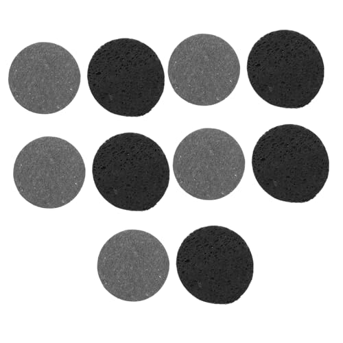 Healvian 10 Stück Gesichtsreinigungsschwämme Runde Makeup Entferner Pads aus für Empfindliche Haut Sanftes Peeling und Praktische Nutzung Reisen von Healvian