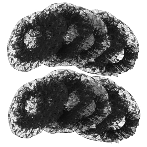 Healvian 10 Stück Haarnetz Haarknotennetze Für Balletttänzer Duttnetze Haarnetze Dutthalter Haarfixierungsnetze Haarnetz Für Mädchen Elastische Duttabdeckung Damen Haar von Healvian