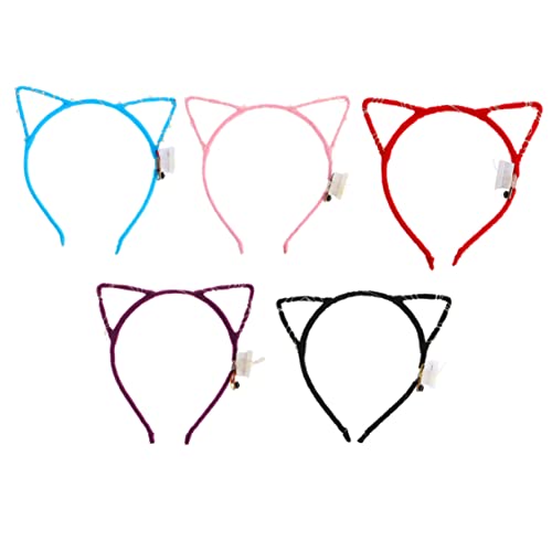 Healvian 10 Stück Led Katzenohren Stirnband Leuchtende Haarreif Für Mädchen Kreative Kopfbedeckung Für Karneval Und Partys Gemischte Farben Healvian 10 Stück Led Katzenohren Stirnband Leuchtende Haarreif Für Mädchen Kreative Kopfbedeckung Für Karneval Und Partys Gemischte Farben von Healvian
