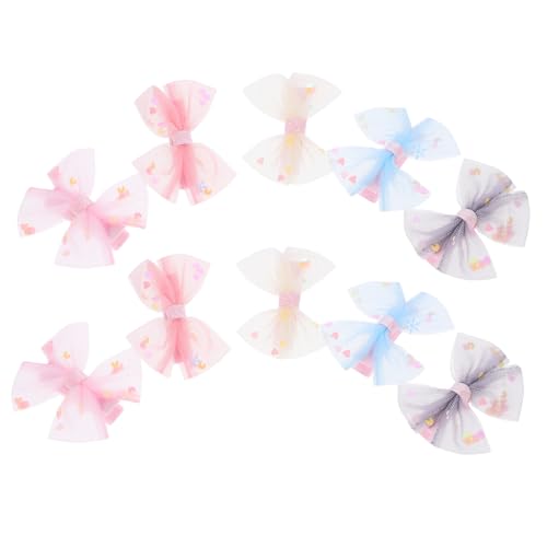 Healvian 10stücke Mädchen Haarclips Mit Schleifen Haarspangen Bogenclips Für Junge Mädchen Zum Und Locken Fixieren Leicht Und Sicher Für Alltag Und Anlässe von Healvian