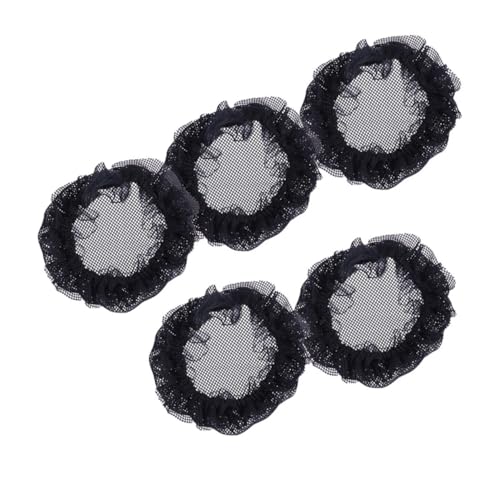 Healvian 10 Stück Teiliges Haarnetz für Ballett Damen Elastisches Unsichtbares Haarnetz mit Feiner Spitze für Tanz Sportliche und Stilvolle Frisuren von Healvian