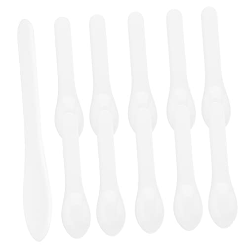 Healvian 10 Stück Teiliges Kosmetische Spatel aus Kunststoff Kleine Facial Mask Löffel zum Hygienischen Auftragen und Probieren von Cremes Lotionen und DIY Beauty Produkten Praktisch und von Healvian