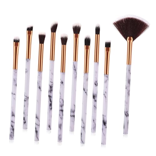 Healvian 10 Stück Teiliges Makeup Pinselset mit Marmor Muster Professionelle Kosmetikpinsel für Blush Lidschatten und Foundation Geeignet für Präzise Anwendung und Vielseitigen Einsatz Healvian 10 Stück Teiliges Makeup Pinselset mit Marmor Muster Professionelle Kosmetikpinsel für Blush Lidschatten und Foundation Geeignet für Präzise Anwendung und Vielseitigen Einsatz von Healvian