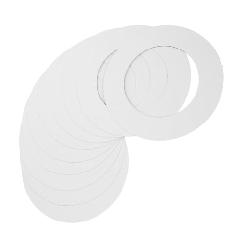 Healvian 10 Stück Teiliges Papierdichtungen für Wachswärmer Zubehör für Wachsenthaarung Langlebige Schutzringe aus Papier Passend für Verschiedene Wachsentfernungsgeräte Weiß von Healvian