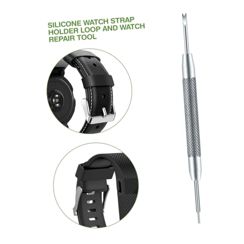 Healvian 10 Stück Teiliges Silikon Uhrenarmband Retainer mit Flexiblem Bandhalter und Robustem Reparatur Werkzeug für Uhrenarmbänder Langlebiger Ersatzverschluss für Herren und von Healvian