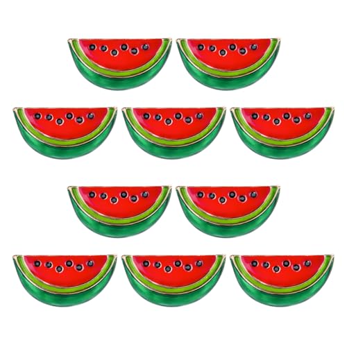 Healvian 10stücke Cartoon Wassermelonen Brosche Leichte Anstecknadeln Legierung Kreative Modeaccessoires Für Kleidung Taschen Und Hüte Für Healvian 10stücke Cartoon Wassermelonen Brosche Leichte Anstecknadeln Legierung Kreative Modeaccessoires Für Kleidung Taschen Und Hüte Für von Healvian