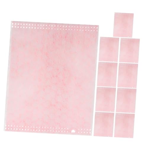 Healvian 10 Stück Wattepad Gesicht Pads Entferner Kosmetikpad Make-up-Entfernungstücher Reinigungstücher Abschminktuch kleines Schminkpad Entfernungstücher machen Vlies Rosa von Healvian