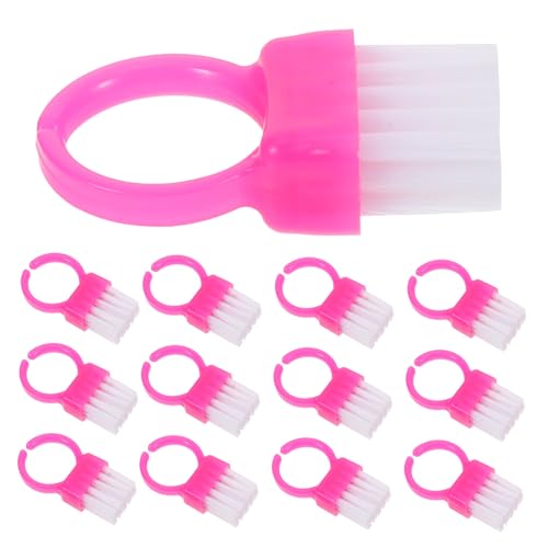 Healvian 100 Stück Nagelbürsten Set aus Robustem Kunststoff Kompakt und Tragbar Ergonomisch Geformt für Komfortable Handhabung Widerstandsfähig für Fingernagelreinigung bei Damen und Herren von Healvian