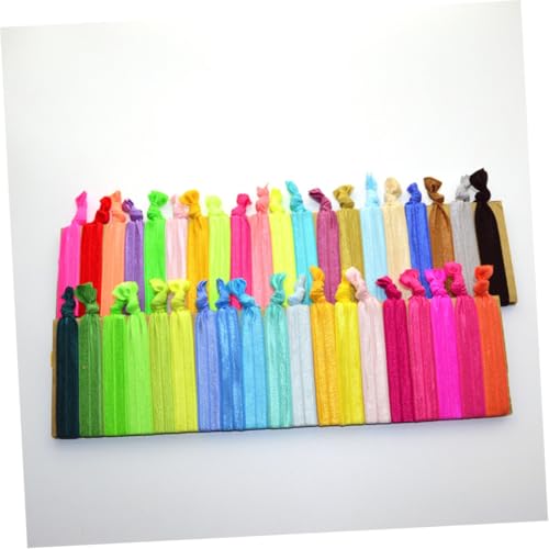 Healvian 100 Stück Teiliges Haargummi Elastische Farbige Knotenhaarbänder Schonend für Haare Flexibel und Robust Geeignet für Mädchen und Frauen Modischer Haarschmuck für Alltag und von Healvian