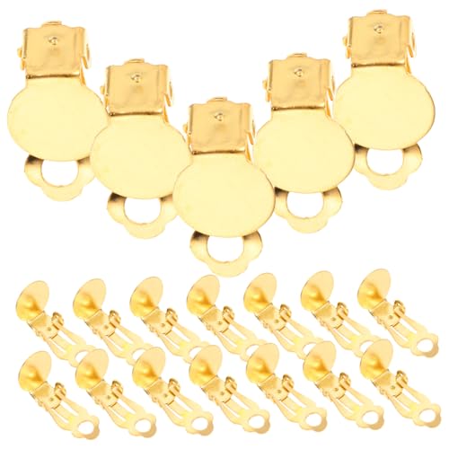 Healvian 100 Stück Teiliges Ohrclips für Damen Ohrschmuck aus Modische Leichte Clip Ohrringe für Mädchen Komfortabel Sicher Geeignet für Alltag Party Weihnachten von Healvian