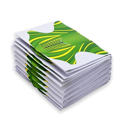 Healvian 100-teiliges Maniküre-set Nail Art Erweitertes Tablett Papier Nagelformen Leitfaden Für Den Schönheitssalon Zu Hause von Healvian