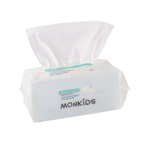 Healvian 100St Gesichtstücher aus Baumwolle makeup remover wipes Baumwoll-Gesichtstücher handtücher Gesichtsreinigungstuch Make-up-Entferner-Tuch Einweg Gesichtstuch Handtuch von Healvian