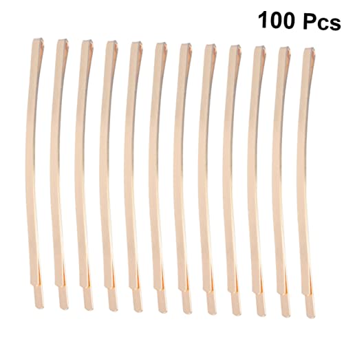 Healvian 100stücke Metall Haarklammern Für Damen Bobby Pins Gold Für Strapazierfähig Und Für Alltagsfrisuren Und Besondere Anlässe von Healvian