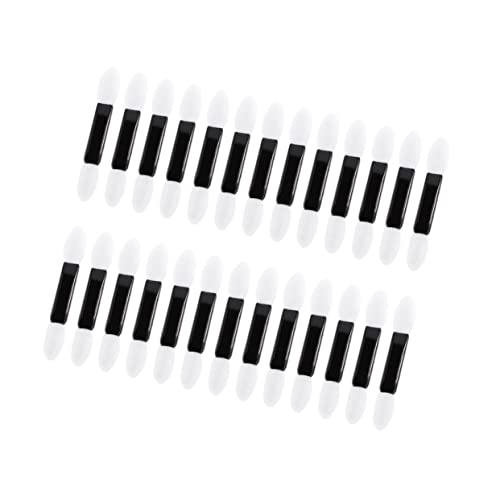 Healvian 100stücke Einweg-lidschattenpinsel Mit Doppelseitigem Schwamm-applikator Ovaler Spitze Für Eyeliner-make-up Für Reisen Und Täglichen Gebrauch von Healvian