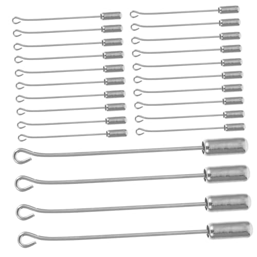 Healvian 100stücke Broschennadeln Aus Metall Für Schmuckherstellung Lang Mit Sicheren Endkappen Für Diy-kostüm Anzug Hut Und Schal Aus Edelstahl Für Langlebigkeit Und von Healvian