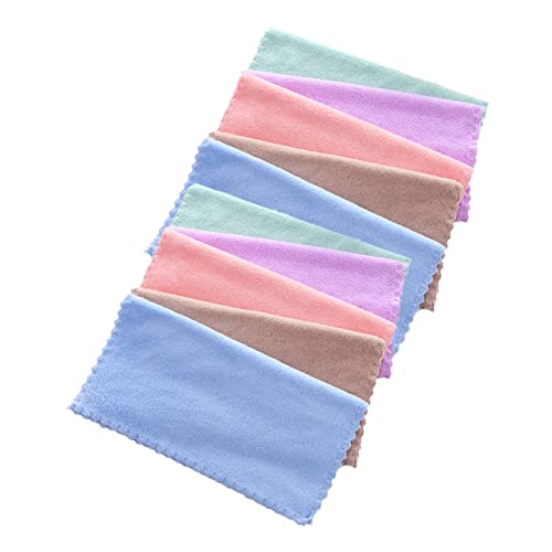 Healvian 10St Gesichts-Make-up-Entferner gesicht handtuch face towels klein Gesichtswaschlappen Putzlappen Hygienetücher Mikrofaser-Waschlappen Mikrofaser-Reinigungstuch Wasser aufnehmen von Healvian