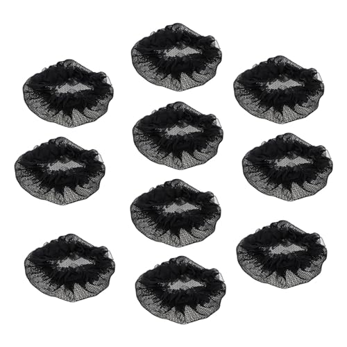 Healvian 10stücke Teiliges Elastische Haarnetze Für Damen Atmungsaktive Und Wiederverwendbare Haarnetze Für Dutt Und Balletttänzer Für Sport Und Auftritte von Healvian