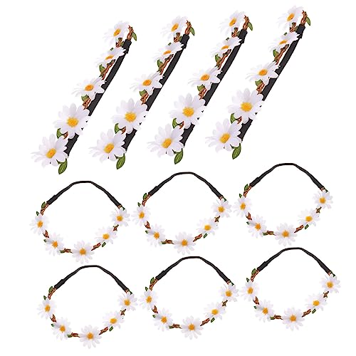 Healvian Gänseblümchen-blumenkrone Haarkranz 10 Stück Blumen-stirnband für Frauen für Hochzeit Festival Brautschmuck Healvian Gänseblümchen-blumenkrone Haarkranz 10 Stück Blumen-stirnband für Frauen für Hochzeit Festival Brautschmuck von Healvian