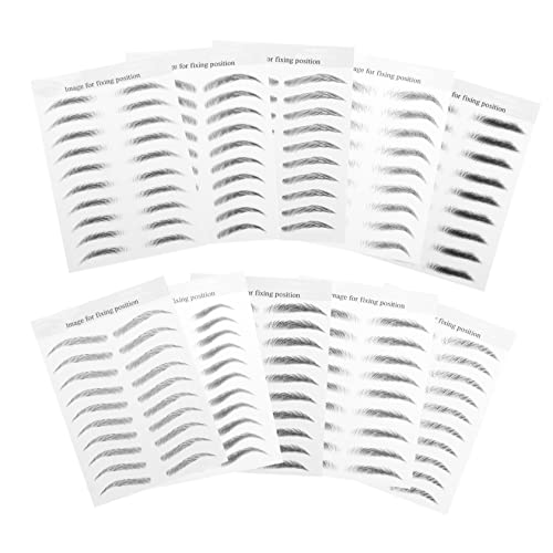 Healvian 10blätter Wasserfeste Augenbrauen Aufkleber Temporäre Augenbrauen Tattoos Make-up Sticker Healvian 10blätter Wasserfeste Augenbrauen Aufkleber Temporäre Augenbrauen Tattoos Make-up Sticker von Healvian